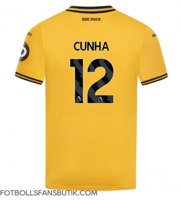 Wolves Matheus Cunha #12 Replika Hemmatröja 2024-25 Kortärmad